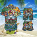 Arizona Cardinals Grateful Dead Hawaiian and Short - Adult & Kids T-Shirts, Sweatshirts & Hoodies apparel design preview 1