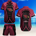 Arizona Cardinals Tropical Style Hawaiian Short Combo - Adult & Kids T-Shirts, Sweatshirts & Hoodies apparel design preview 1