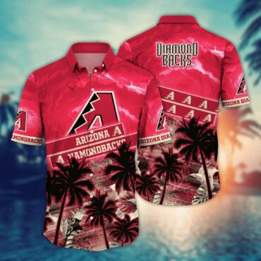 Arizona Diamondbacks Cactus Sunset Hawaiian - Adult & Kids T-Shirts, Sweatshirts & Hoodies apparel design preview 1