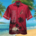 Arizona Diamondbacks Unique Hawaiian Tropical Short - Adult & Kids T-Shirts, Sweatshirts & Hoodies apparel design preview 1