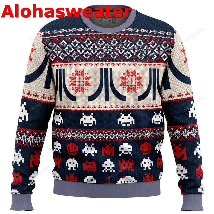 Atari classic Christmas Sweater - Holiday Gift product image