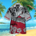 Atlanta Falcons Button Up Hawaiian Short Sleeve - Adult & Kids T-Shirts, Sweatshirts & Hoodies apparel design preview 1