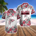 Atlanta Falcons Floral Vibes Hawaiian - Adult & Kids T-Shirts, Sweatshirts & Hoodies apparel design preview 1
