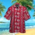 Atlanta Falcons Hawaiian Elegance Short Sleeve Button - Adult & Kids T-Shirts, Sweatshirts & Hoodies apparel design preview 1