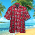 Atlanta Falcons Hawaiian Short Sleeve Tropical Button - Adult & Kids T-Shirts, Sweatshirts & Hoodies apparel design preview 1