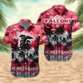 Atlanta Falcons Palm Trees Sunset Hawaiian - Adult & Kids T-Shirts, Sweatshirts & Hoodies apparel design preview 1