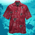 Atlanta Falcons Short Sleeve Button Up Hawaiian - Adult & Kids T-Shirts, Sweatshirts & Hoodies apparel design preview 1