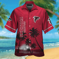 Atlanta Falcons Short Sleeve Button Up Hawaiian - Adult & Kids T-Shirts, Sweatshirts & Hoodies apparel design preview 1