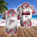 Atlanta Falcons Tropical Hawaiian Fan Shorts Sky Rise - Adult & Kids T-Shirts, Sweatshirts & Hoodies apparel design preview 1