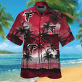 Atlanta Falcons Tropical Hawaiian Short Sleeve Button - Adult & Kids T-Shirts, Sweatshirts & Hoodies apparel design preview 1