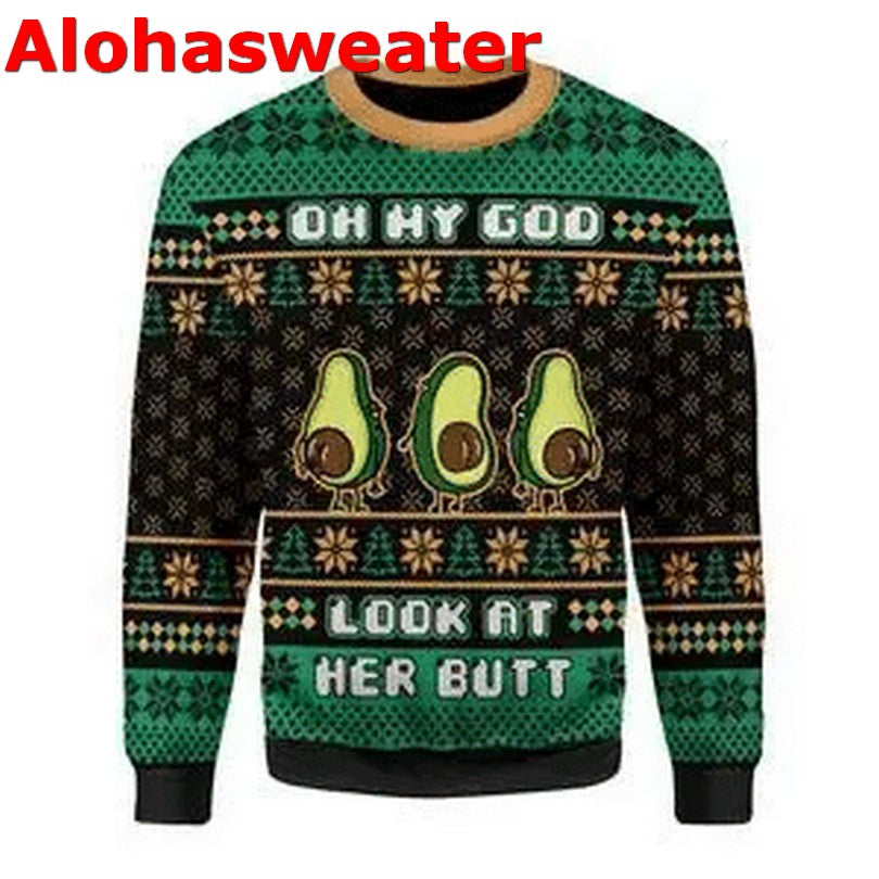 Awesome sugar skull Christmas Sweater - Holiday Gift product image 4