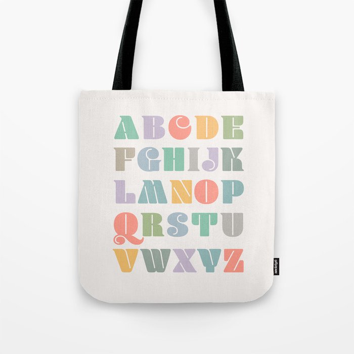 ABCs Alphabet Tote Bag - Adult & Kids T-Shirts, Sweatshirts & Hoodies apparel design preview 1