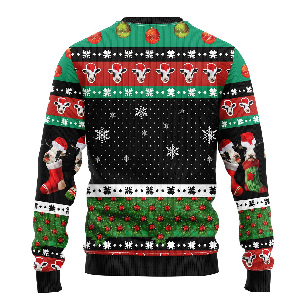 Cow funny 3D Ugly Christmas Sweater - Holiday Gift product image 2