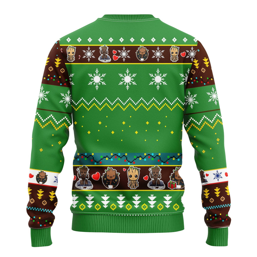 Baby Groot 3D Ugly Christmas Sweater - Holiday Gift product image 2