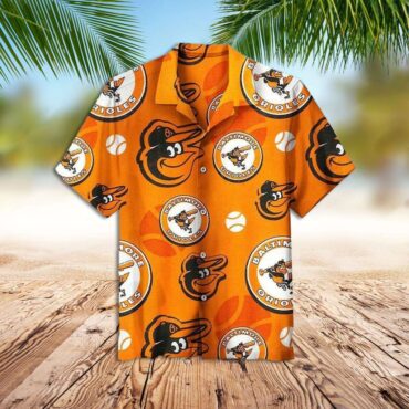 Baltimore Orioles Classic Charm Hawaiian - Adult & Kids T-Shirts, Sweatshirts & Hoodies apparel design preview 1