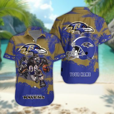 Baltimore Ravens Personalized Gridiron Warrior - Adult & Kids T-Shirts, Sweatshirts & Hoodies apparel design preview 1