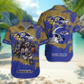 Baltimore Ravens Personalized Gridiron Warrior - Adult & Kids T-Shirts, Sweatshirts & Hoodies apparel design preview 1