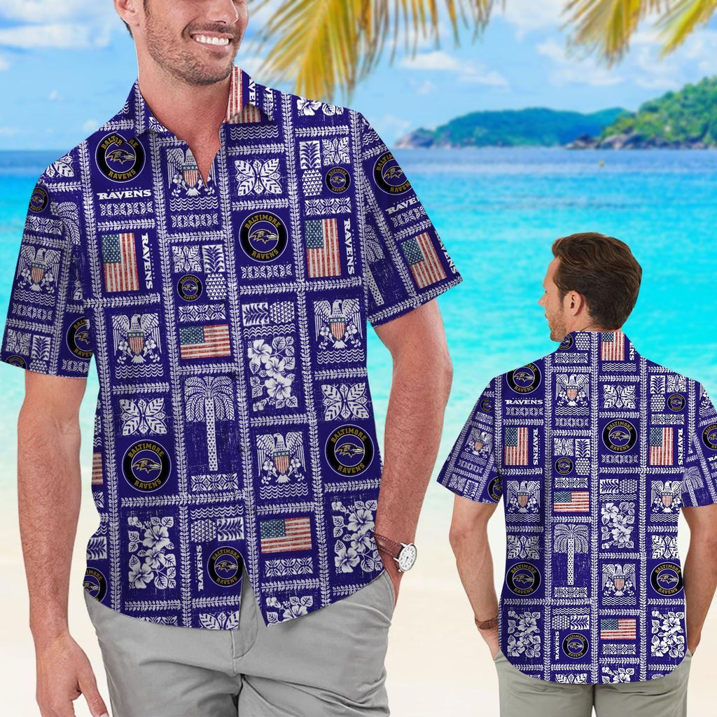 Baltimore Ravens Summer Commemorative Short Sleeve - Adult & Kids T-Shirts, Sweatshirts & Hoodies apparel design preview 1
