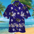 Baltimore Ravens Tropical Hawaiian Short Sleeve - Adult & Kids T-Shirts, Sweatshirts & Hoodies apparel design preview 1