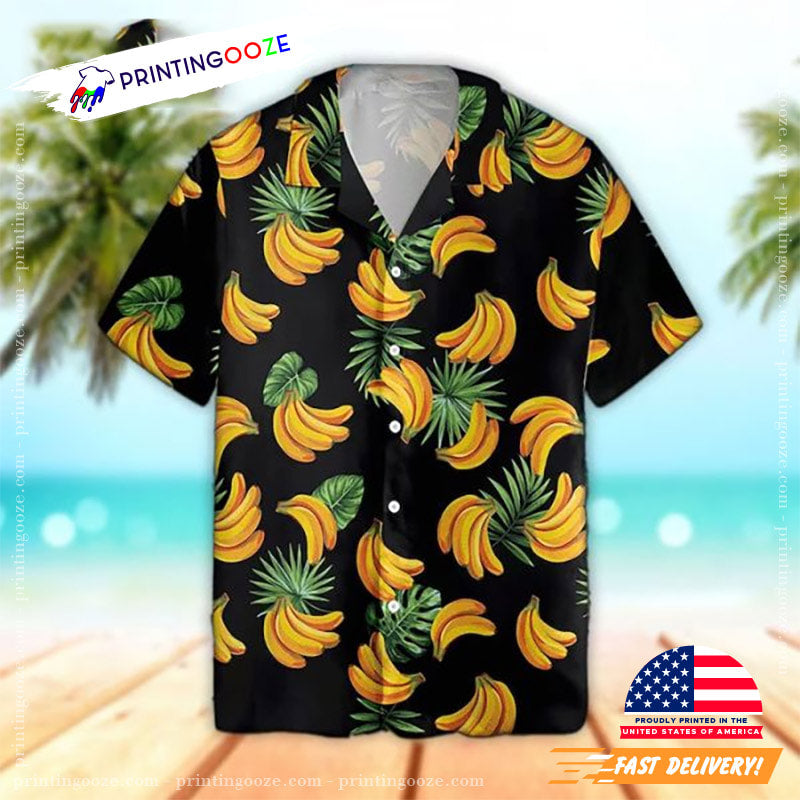 Banana Palm Leaf Pattern Hawaiian - Adult & Kids T-Shirts, Sweatshirts & Hoodies apparel design preview 1