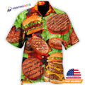 BBQ Hamburger Patties Style Hawaiian - Adult & Kids T-Shirts, Sweatshirts & Hoodies apparel design preview 1
