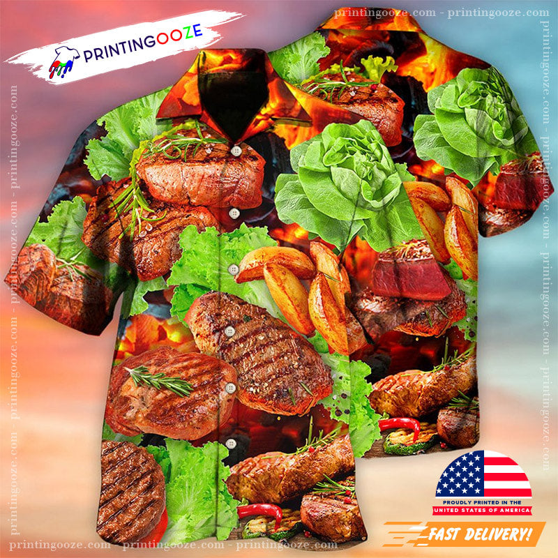 BBQ Salad Beefsteak Hawaiian - Adult & Kids T-Shirts, Sweatshirts & Hoodies apparel design preview 1