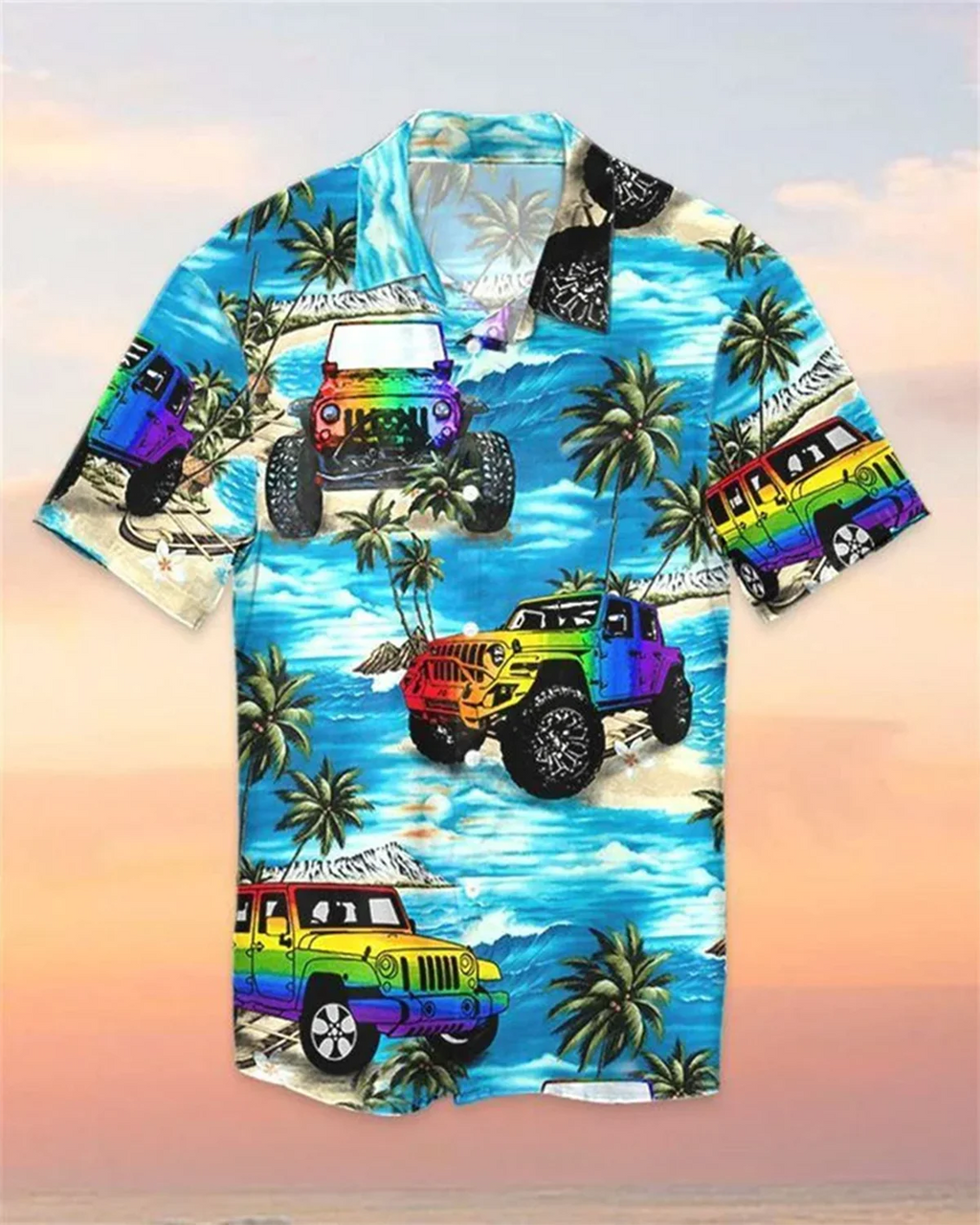 Beach Hawaii Jee Car Lgbt Aloha For Gaymer, - Adult & Kids T-Shirts, Sweatshirts & Hoodies apparel design preview 1