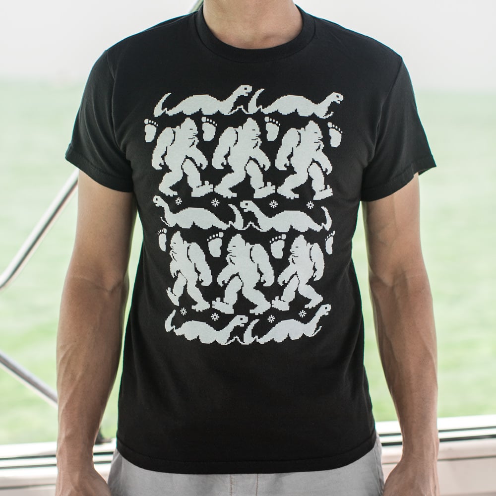 Bigfoot Nessie Sweater - Adult & Kids T-Shirts, Sweatshirts & Hoodies apparel design preview 1