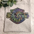 Biker Colorful Logo Motorcycle Riding Harley Popular - Adult & Kids T-Shirts, Sweatshirts & Hoodies apparel design preview 1
