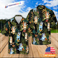 Bingo And Bluey Hawaiian - Adult & Kids T-Shirts, Sweatshirts & Hoodies apparel design preview 1