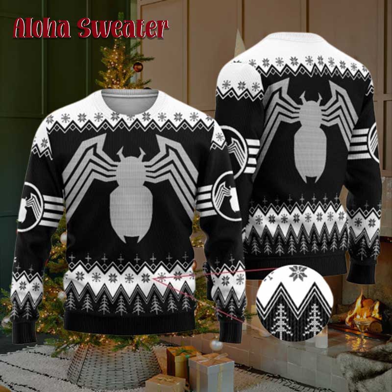 Amazing Spider Man Retro Suit Ugly Christmas Sweater - Holiday Gift product image 2