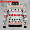 Black Cat pattern Christmas Sweater - Holiday Gift product image