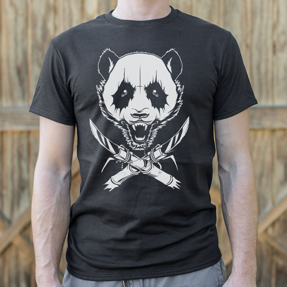 Black Metal Panda - Adult & Kids T-Shirts, Sweatshirts & Hoodies apparel design preview 1