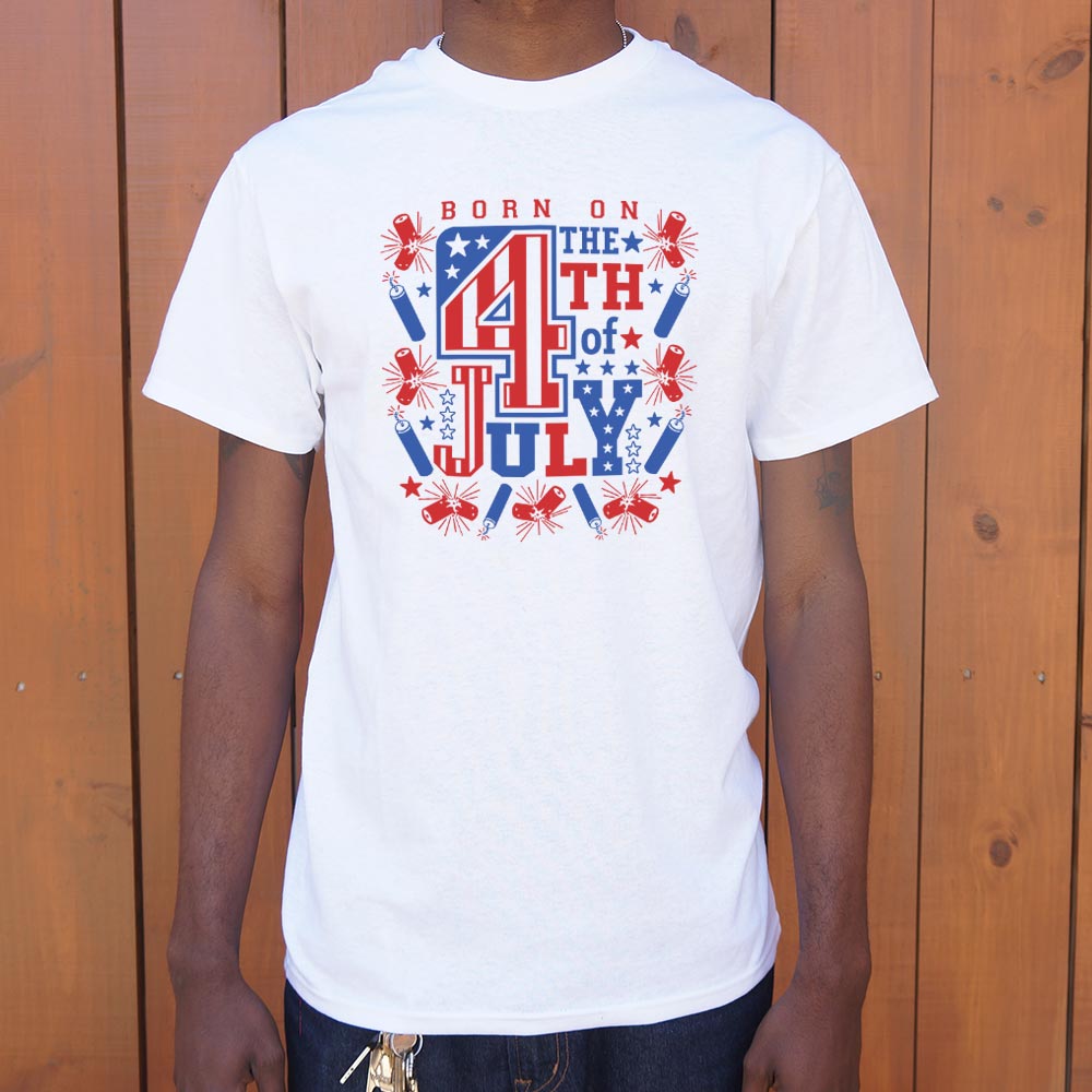 Born On The 4th of July - Adult & Kids T-Shirts, Sweatshirts & Hoodies apparel design preview 1
