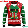 Bossy Elf Ugly Christmas Sweater - Holiday Gift product image
