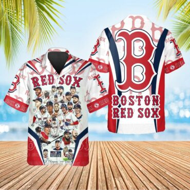 Boston Red Sox All-Stars Tribute Hawaiian - Adult & Kids T-Shirts, Sweatshirts & Hoodies apparel design preview 1