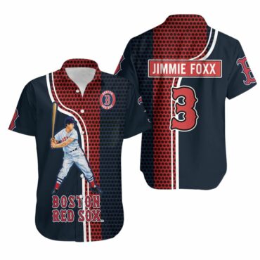 Boston Red Sox Jimmie Foxx Tribute Hawaiian - Adult & Kids T-Shirts, Sweatshirts & Hoodies apparel design preview 1