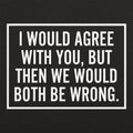 Both Be Wrong - Adult & Kids T-Shirts, Sweatshirts & Hoodies apparel design preview 1