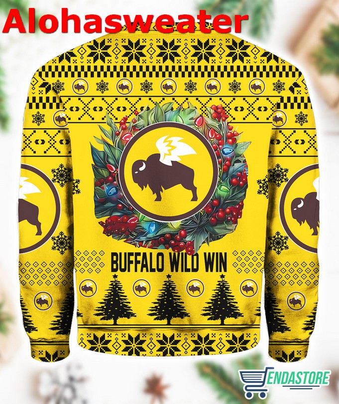Buffalo Wild Win Ugly Christmas Sweater - Holiday Gift product image 2