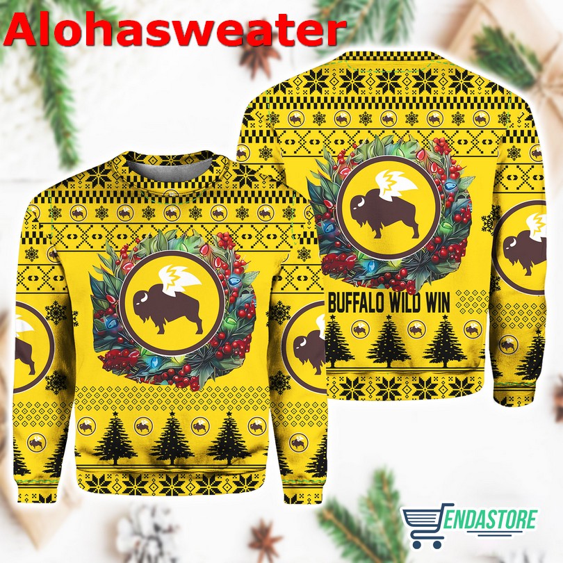 Buffalo Wild Win Ugly Christmas Sweater - Holiday Gift product image 3