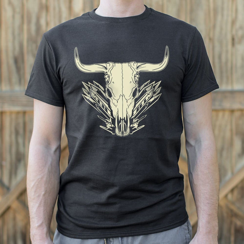 Bull Skull - Adult & Kids T-Shirts, Sweatshirts & Hoodies apparel design preview 1
