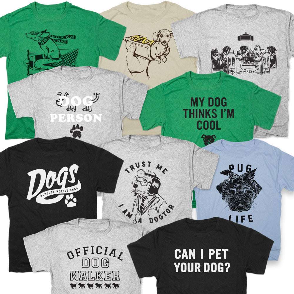 Dogs Bundle - Adult & Kids T-Shirts, Sweatshirts & Hoodies apparel design preview 1