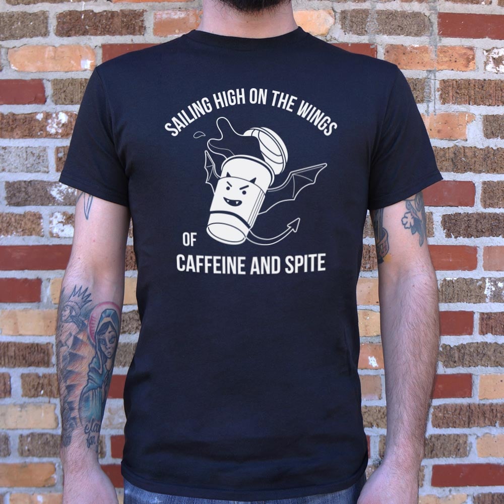 Caffeine And Spite - Adult & Kids T-Shirts, Sweatshirts & Hoodies apparel design preview 1