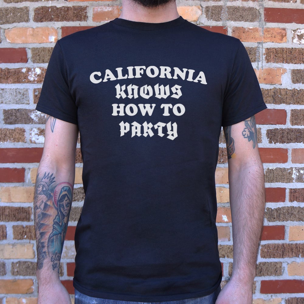 California Party - Adult & Kids T-Shirts, Sweatshirts & Hoodies apparel design preview 1