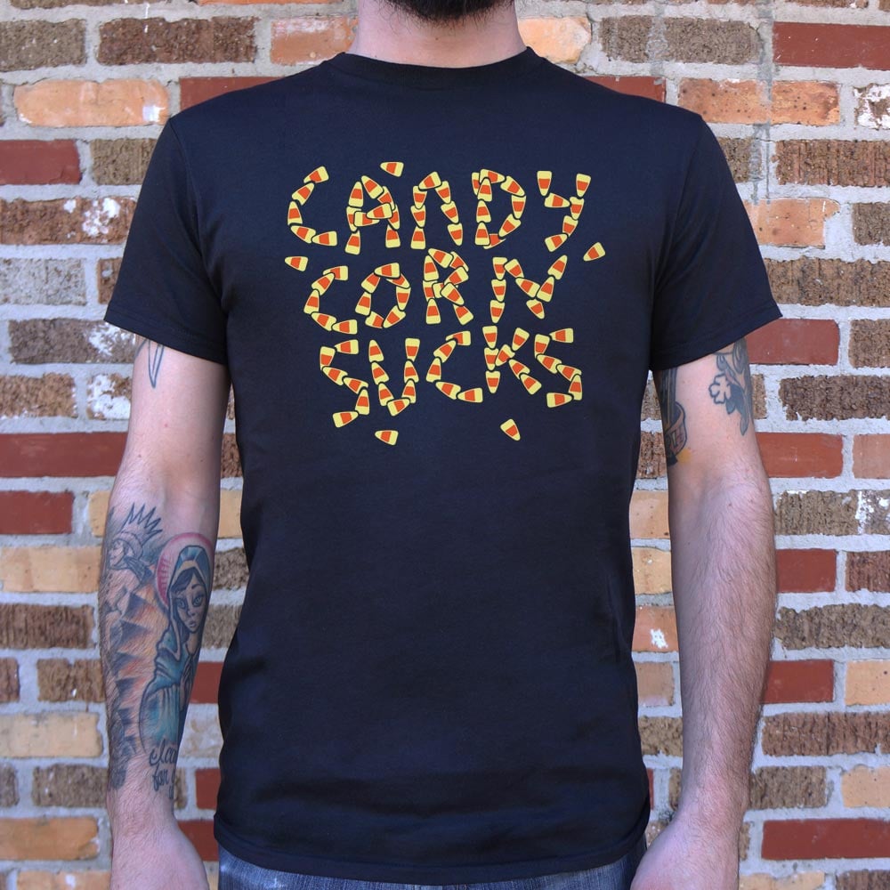 Candy Corn Sucks - Adult & Kids T-Shirts, Sweatshirts & Hoodies apparel design preview 1