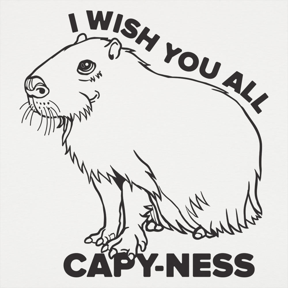 Capyness - Adult & Kids T-Shirts, Sweatshirts & Hoodies apparel design preview 1