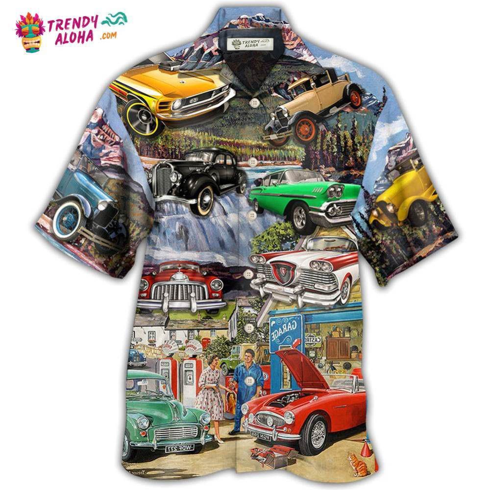 Car Classic Life Style Hawaiian Trendy Aloha - Adult & Kids T-Shirts, Sweatshirts & Hoodies apparel design preview 1