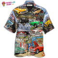 Car Classic Life Style Hawaiian Trendy Aloha - Adult & Kids T-Shirts, Sweatshirts & Hoodies apparel design preview 1