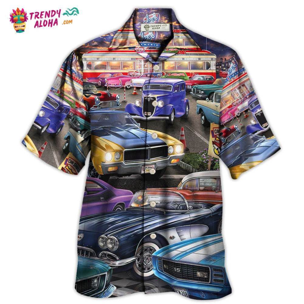 Car Classic Show Life Style Hawaiian Trendy Aloha - Adult & Kids T-Shirts, Sweatshirts & Hoodies apparel design preview 1