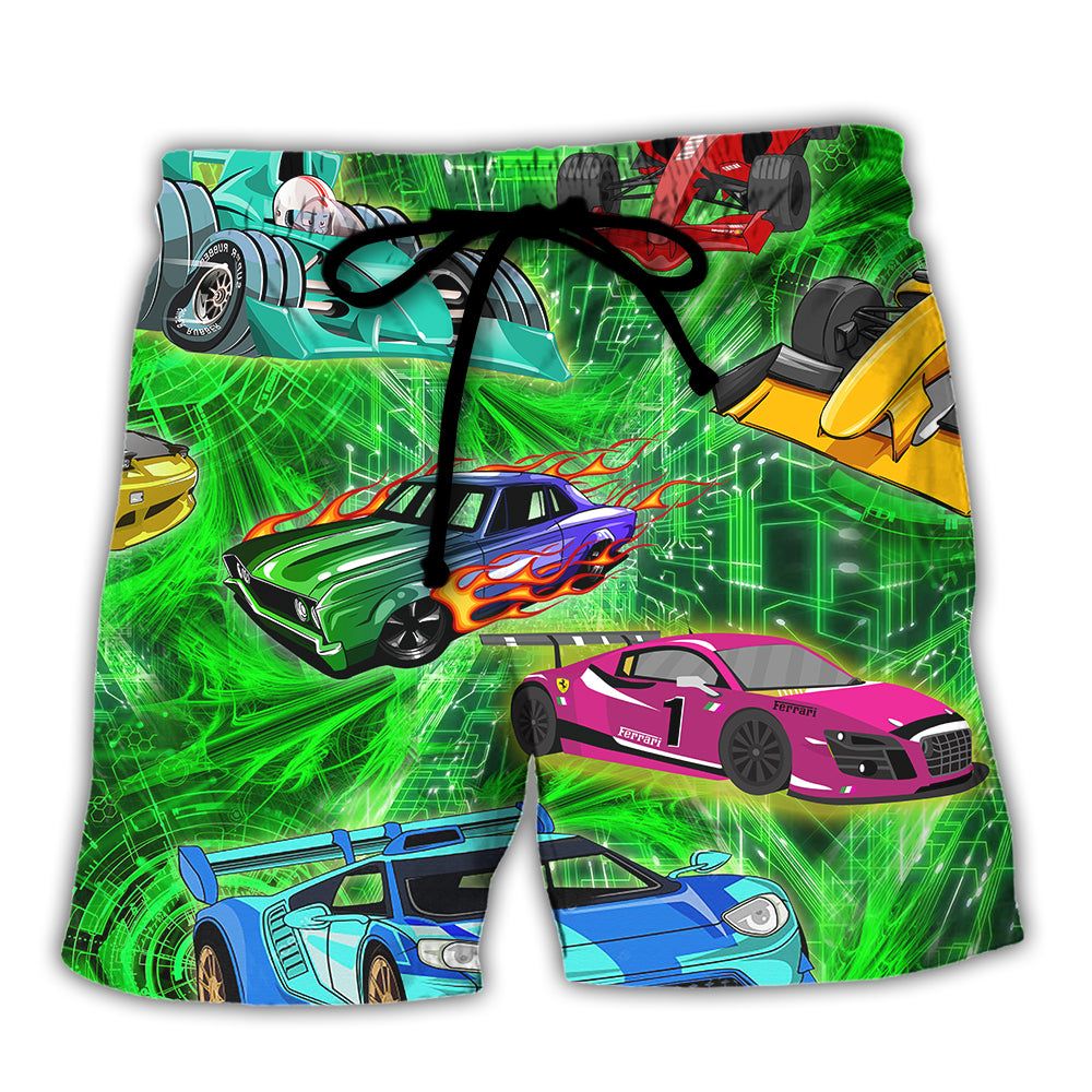 Car Color Love Green Trendy Aloha Hawaiian Beach - Adult & Kids T-Shirts, Sweatshirts & Hoodies apparel design preview 1